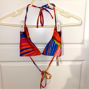 Multicolor Shein String Bikini Top